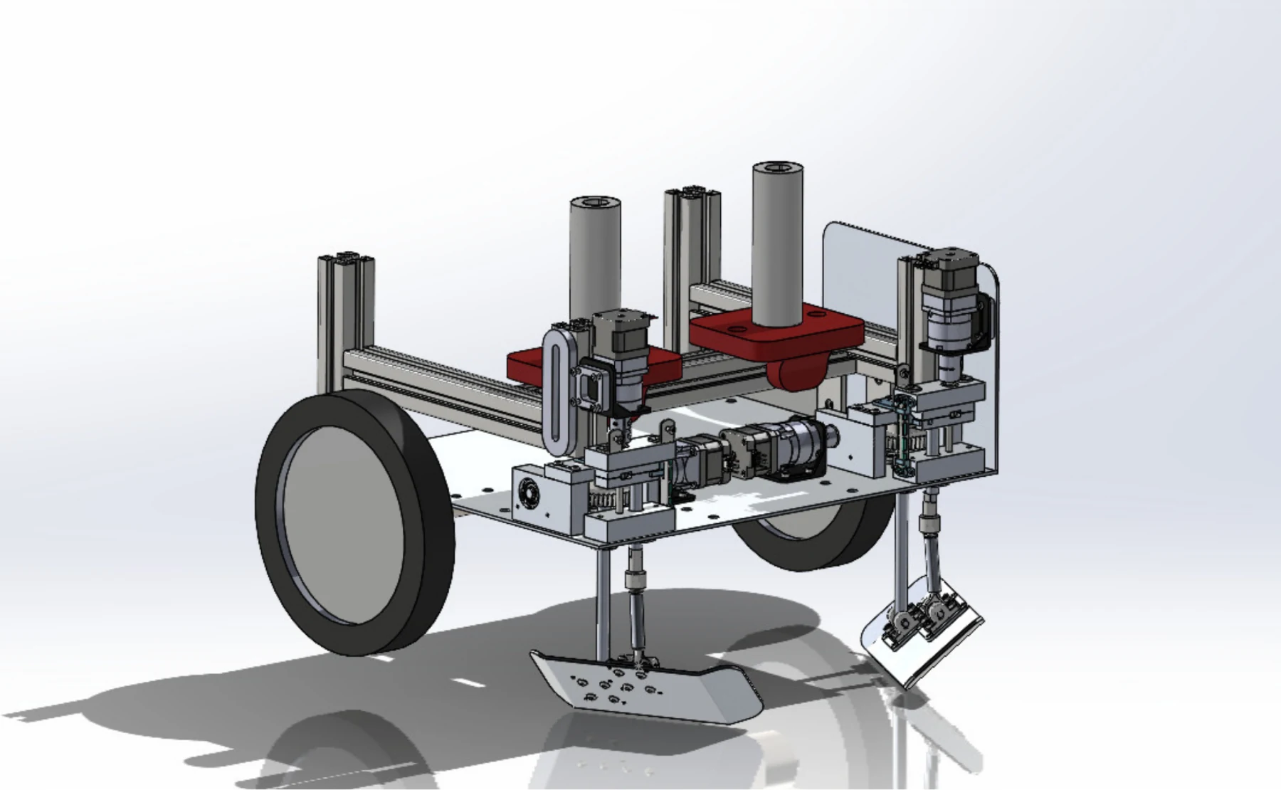 Lunar Rover Ski Braking System